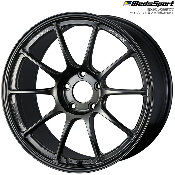WedsSport TC105X FORGED 1本 [19×8.5J+45 5H 114.3 φ73] ウェッズスポーツ ホイール TC105X FORGED EJチタン 74750