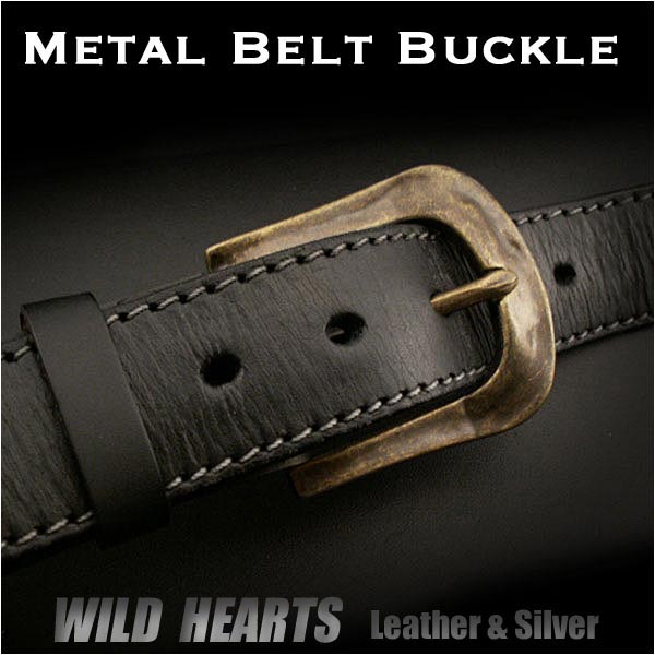 希少　WILD HEART ワイルドハートベルト　真鍮バックルケムリkmrii 東京ヒマワリ / 池之端銀革店 UKサドルレザー 馬蹄バックル
