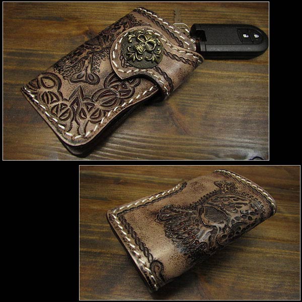 Key Case Leather Keychain Key Wallet