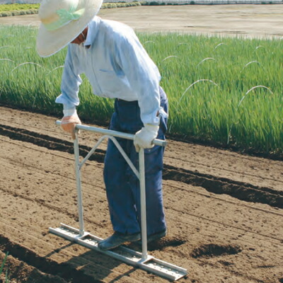 ハラックス ネギロケット 標準A2列 長ネギ定植用穴あけ器 2条植タイプ(チドリ5Bピッチ)|農園芸とギフトの店 アギラ