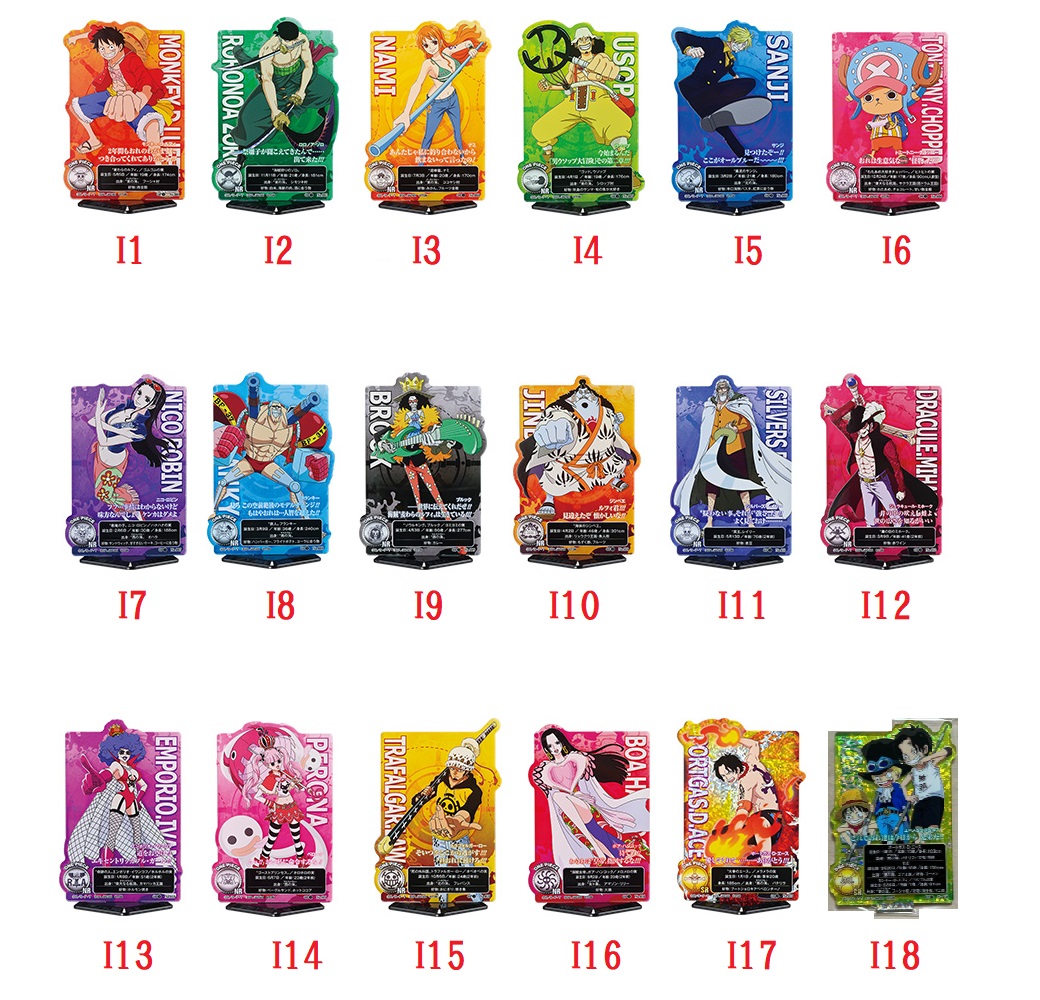 ONE PIECE ビジュアル色紙コレクション ワンピース ビジュアル色紙コレクション 16個セット