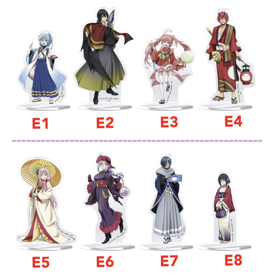 一番くじ 転生したらスライムだった件 ~和魔国連邦！~　E賞 アクリルスタンド 全8種　単品販売　転スラ　クリアスタンド画像