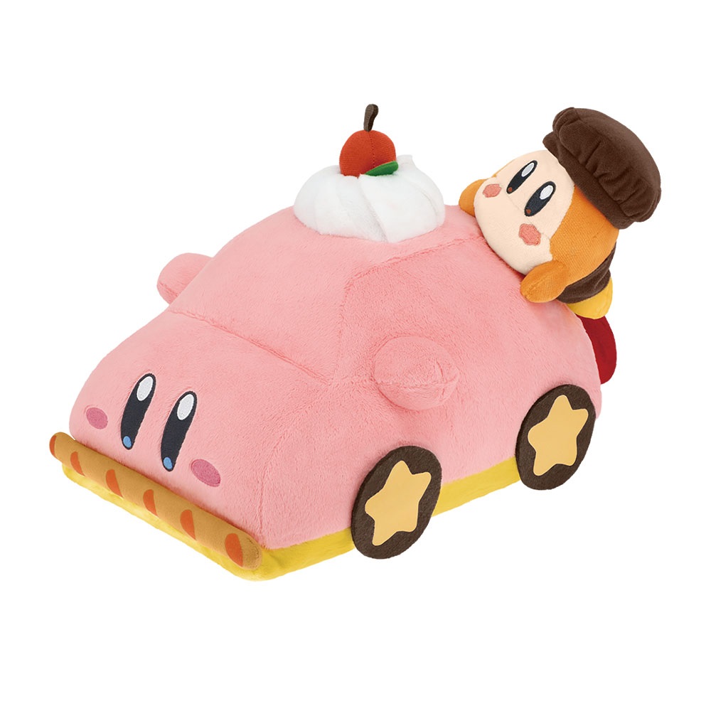 一番くじ 星のカービィ Kirby Caf・・ PETIT　ラストワン賞 くるまほおばりケーキ ぬいぐるみ