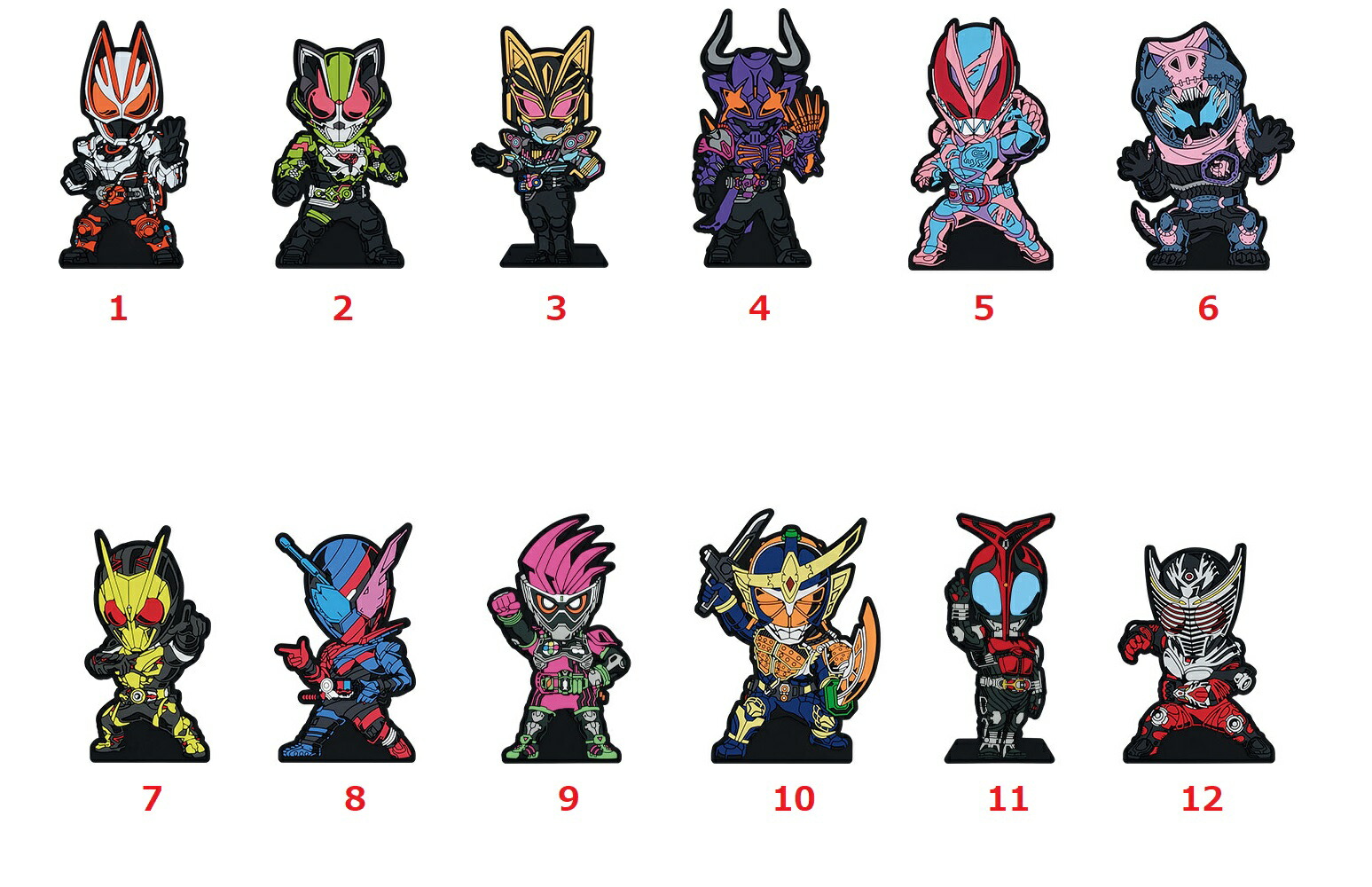 楽天市場】仮面ライダーギーツ カプセルラバーマスコット 全10種