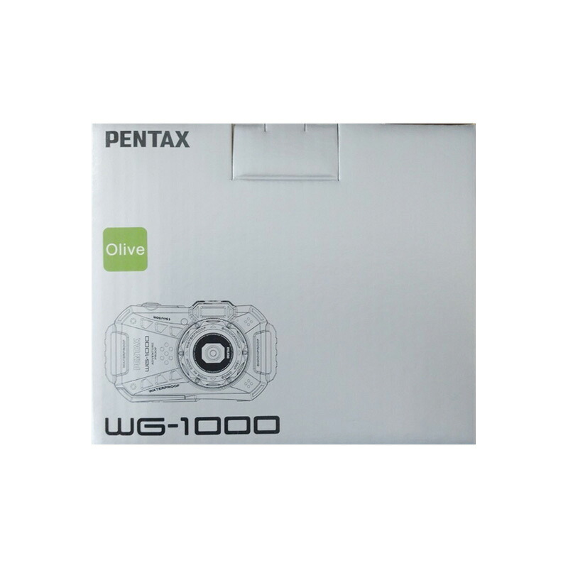 【新品】RICOH リコー アウトドアカメラ PENTAX WG-1000 オリーブ｜電子問屋ワールドいち