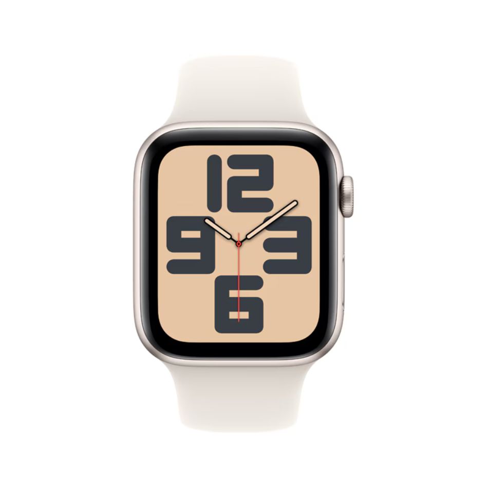 【安心！当社1ヶ月保証付き】【整備済品】Apple アップル Watch SE 第2世代 GPSモデル 44mm MXEU3J/A スターライトスポーツバンド