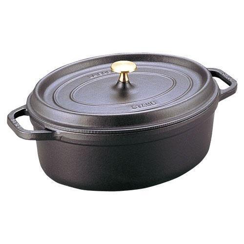 【新品 箱不良・シュリンク破れ品】STAUB ストウブ 鍋 23cm 40500-231 ブラック