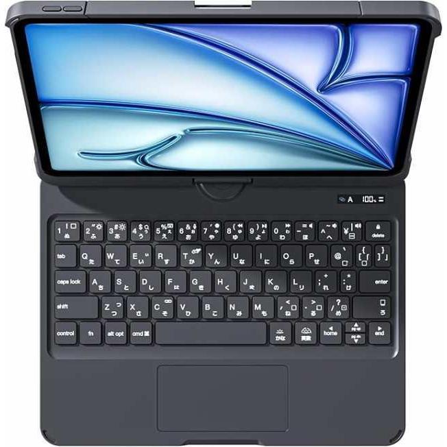 【新品】G.B.Z iPad用キーボードケース 第10、11世代対応 11インチ RWIPJP402 ブラック