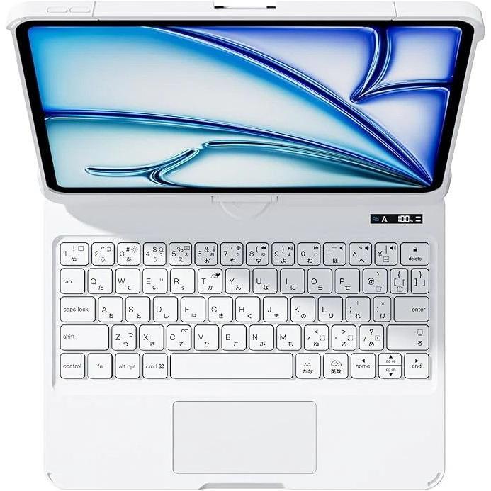 【新品】G.B.Z iPad用キーボードケース 第10、11世代対応 11インチ RWIPJP403 ホワイト