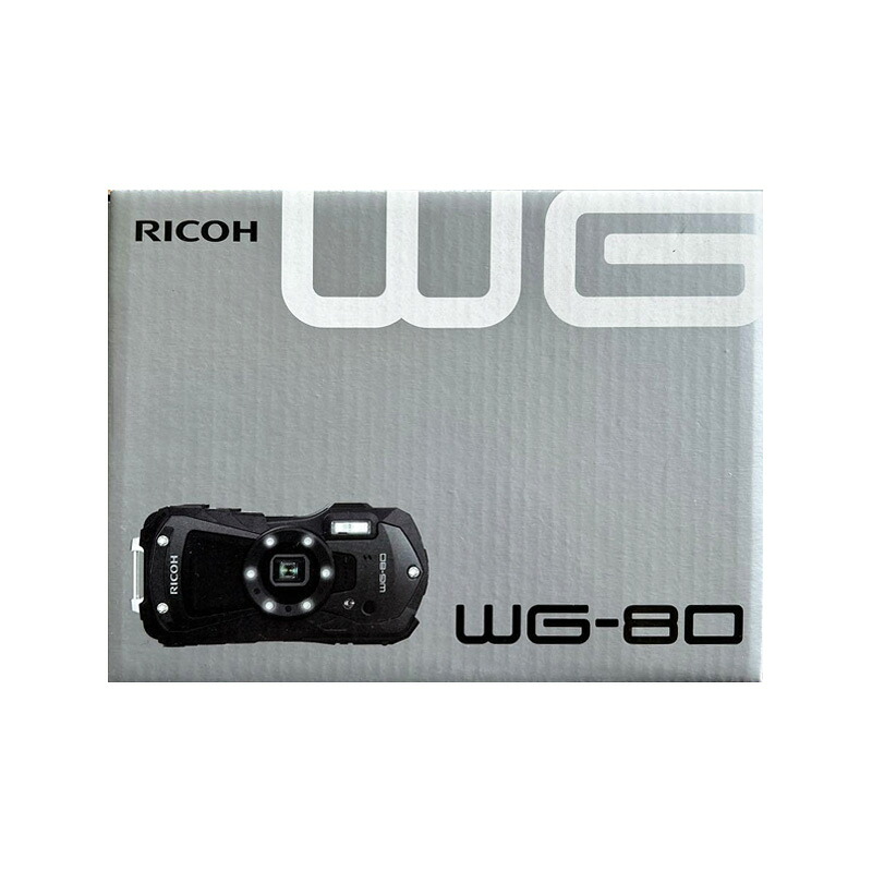 【新品】RICOH リコー コンパクトデジタルカメラ WG-80 黒いこと