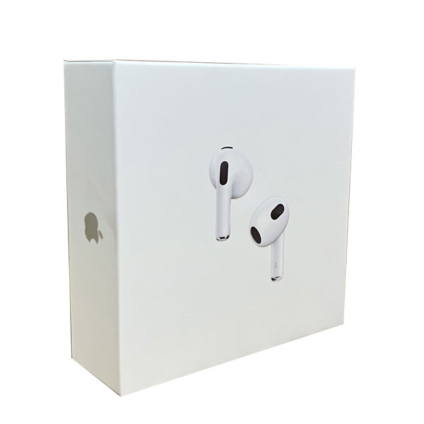 人気商品！】 APPLE MME73J/A AirPods第三世代。保証書付き WHITE