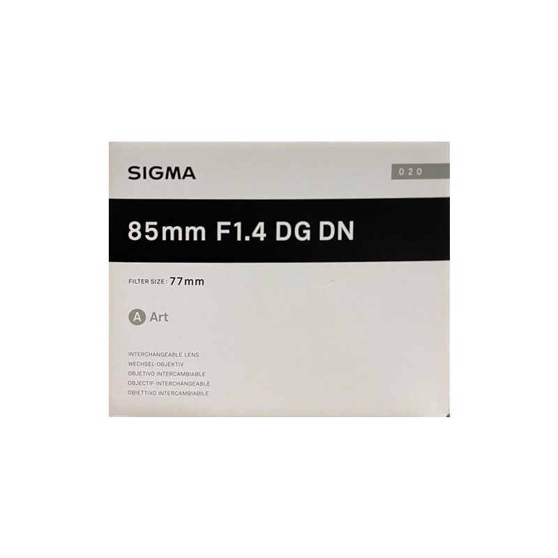 【新品】SIGMA シグマ 取り替えっこ水晶体 85粍 F1.4 DG DN ソニーEマウント用