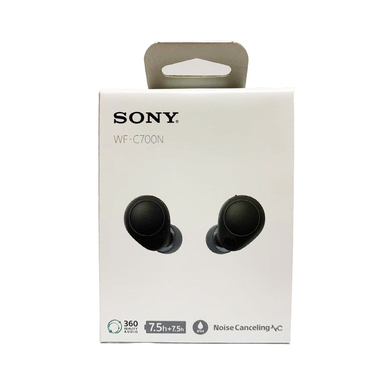 【新品】SONY ソニー 完膚なきまでワイヤレスイヤホン WF-C700N BZ 黒いこと