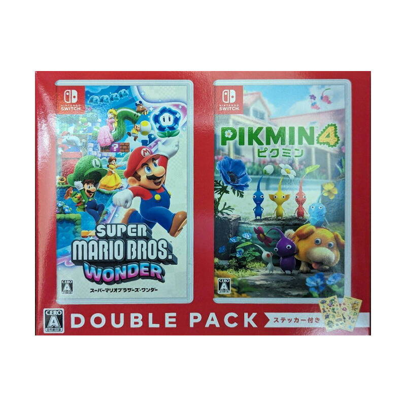 ピクミン4 マリオワンダー　2点 マリオワンダー」と「ピクミン4」がセットになったダブルパック
