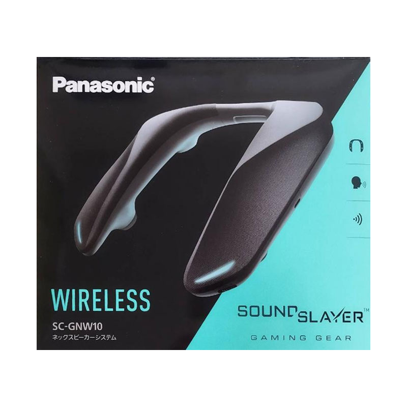【新品 箱不具合のある】Panasonic パナソニック ゲーミングネックスピーカー SOUNDSLAYER SC-GNW10 黒いこと