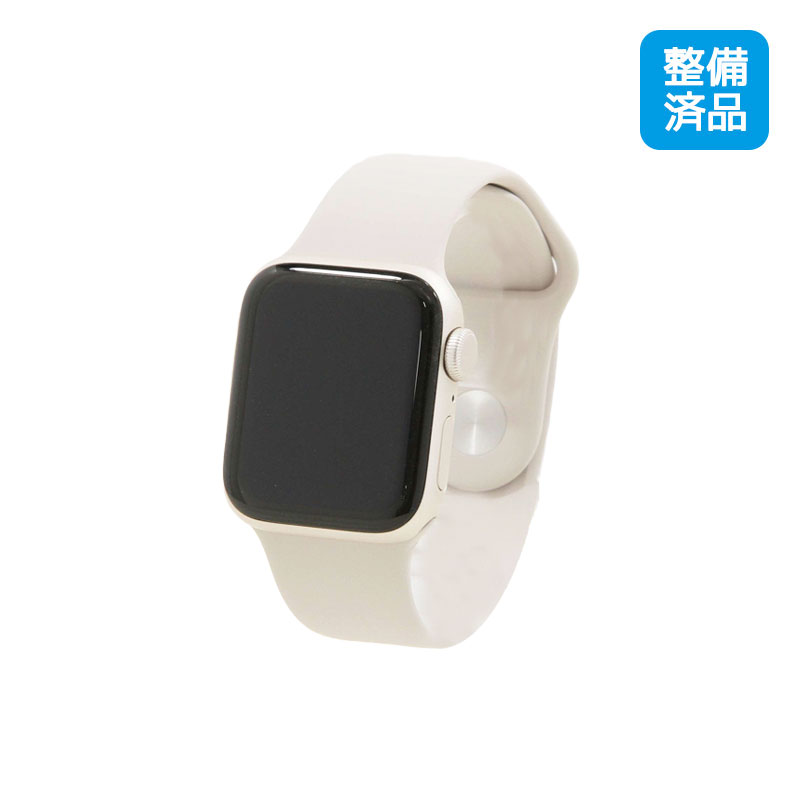 楽天市場】【安心！当社1ヶ月保証付き】【整備済品】Apple Watch SE 第2世代 GPSモデル 40mm MNJV3J/A シルバーアルミニウムケースとホワイトスポーツバンド  : 電子問屋ワールドいち