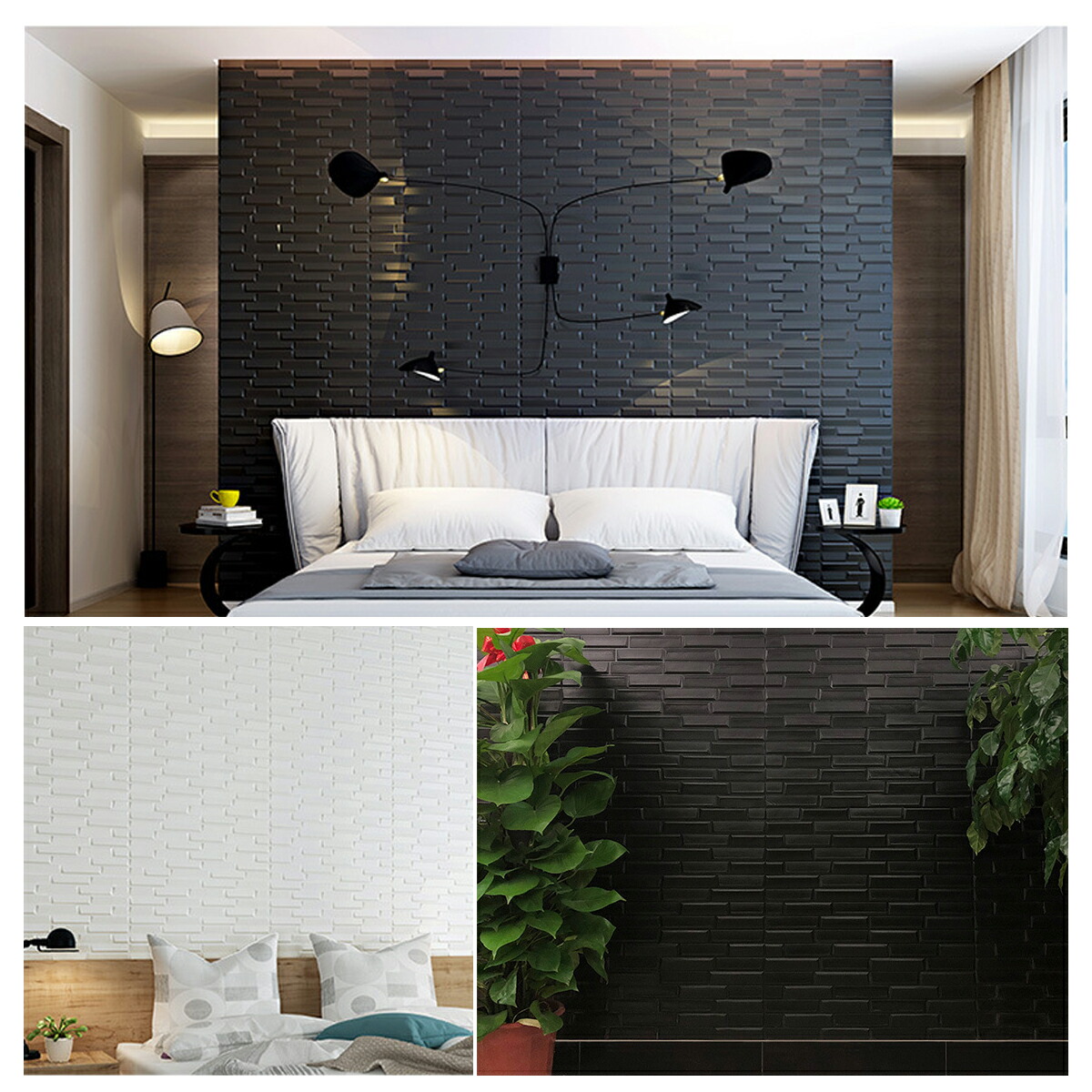 6 1留保 当店全品12倍増し 25枚set Diy 3d 壁紙座布団ブリック ウォール倚子 レンガ調べ壁紙印顆 瓦 ウォールステッカー クッションレンガ 黒色 Kb 13 Vned Org