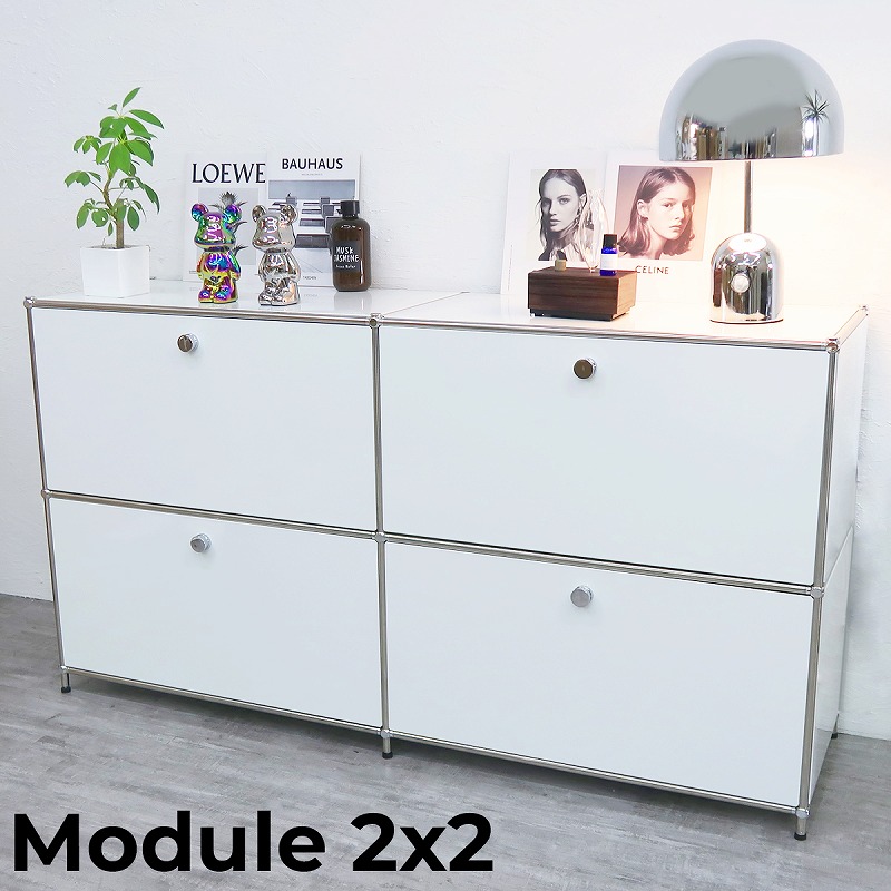 【全品最大限度P23倍！11日1:59まで】【12取っておく】傍えゲーム盤 リプロダクト Module2×2 北欧 精神的な統合 2連2段 傍えゲーム盤 幅150糎 国内店卸し資産 モデュール 調度品 押し込み 洋服箪笥 リビング 納める 今めかしい 新遣って行く勇気付ける ML-03WH