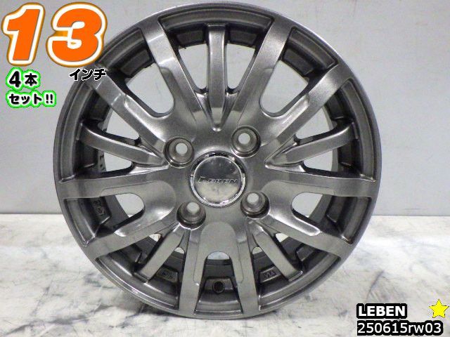 楽天市場】【中古】中古ホイール 13インチ 4本セットMANARAY SPORT