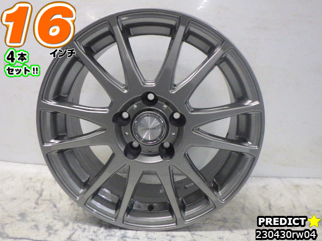 楽天市場】【中古】中古ホイール 16インチ 4本セットPIAA タイプC16x7J