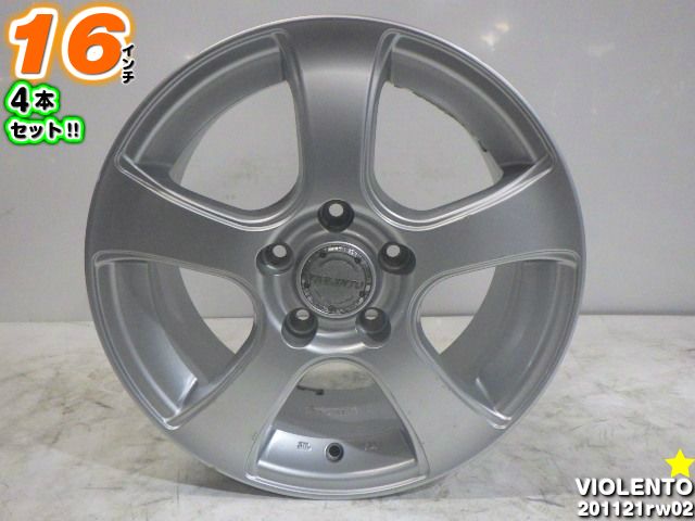楽天市場】【中古】中古ホイール 16インチ 4本セットクリムソン LINEA