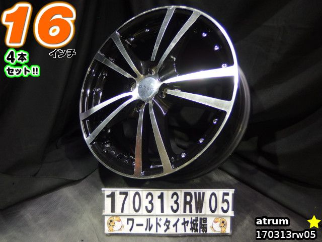 楽天市場】【中古】中古ホイール 16インチ 4本セットVARIG LINE