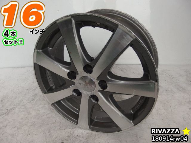 楽天市場】【中古】中古ホイール 16インチ 4本セットVARIG LINE