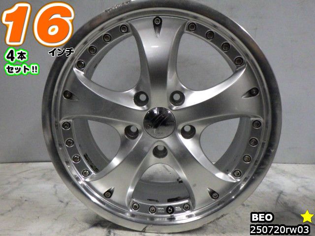 楽天市場】【中古】中古ホイール 16インチ 4本セットクロイツァー