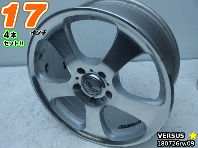 楽天市場】【中古】中古ホイール 17インチ 4本セットウェッズ