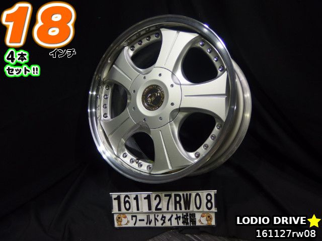 楽天市場】【中古】中古ホイール 19インチ 4本セットLODIO DRIVE