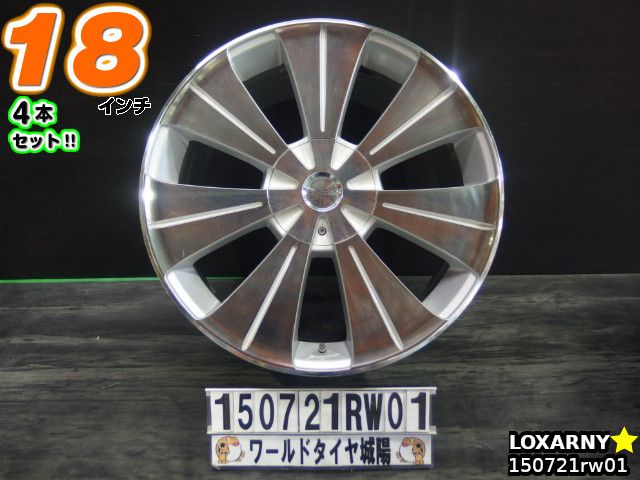楽天市場】【中古】中古ホイール 18インチ 4本セットVENERDI 