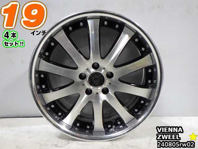 楽天市場】【中古】中古ホイール 19インチ 4本セットVENERDI
