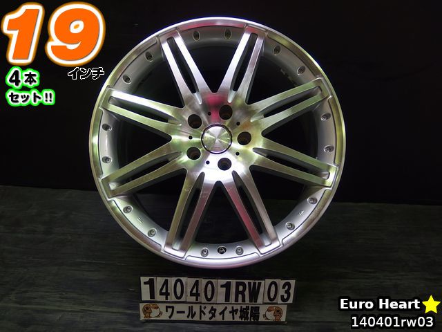 楽天市場】【中古】中古ホイール 19インチ 4本セットWELD