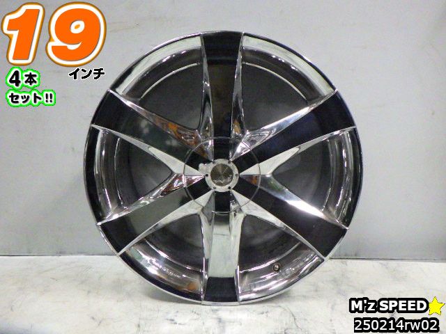 楽天市場】【中古】中古ホイール 19インチ 4本セットWELD RACING19x9J
