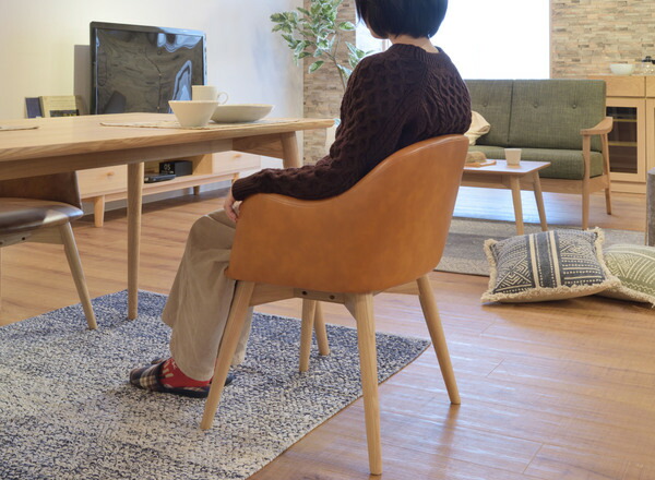 ボタニカルキャンドル バラ かすみ草 東谷 東谷 カラメリ チェア グレー W50×D55×H73×SH43 KRM-010GY ファブリック  Karamei イス カフェ 店舗 応接室 メーカー直送 送料無料