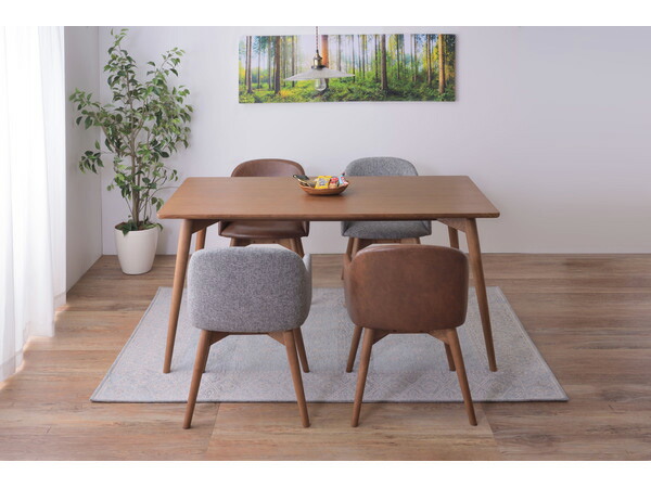ヒート 東谷 東谷 カラメリ チェア グレー W50×D55×H73×SH43 KRM-010GY ファブリック Karamei イス カフェ 店舗  応接室 メーカー直送 送料無料