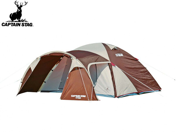 キャプテンスタッグ エクスギア 2ルームドーム270 4～5人用 UA-18 テント キャンプ アウトドア 送料無料 20,202円