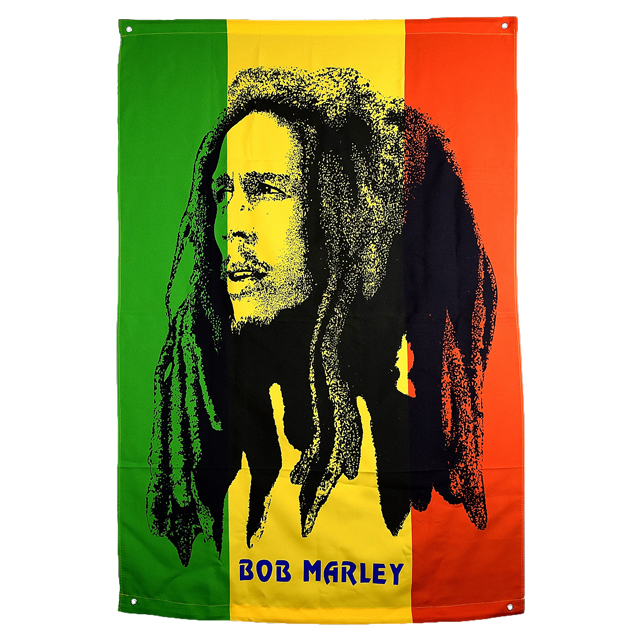 楽天市場 ボブ マーリー ナイロン製フラッグ ラスタカラー 縦タイプ Bob Marley One Love Nesta ポスター レゲエ Tuff Gong 八雲堂