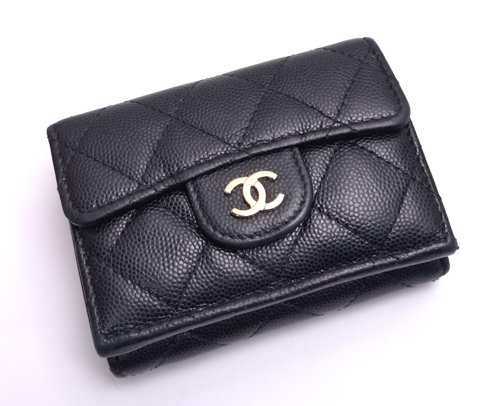 楽天市場】CHANEL シャネル マトラッセ 三つ折りコンパクト 財布  