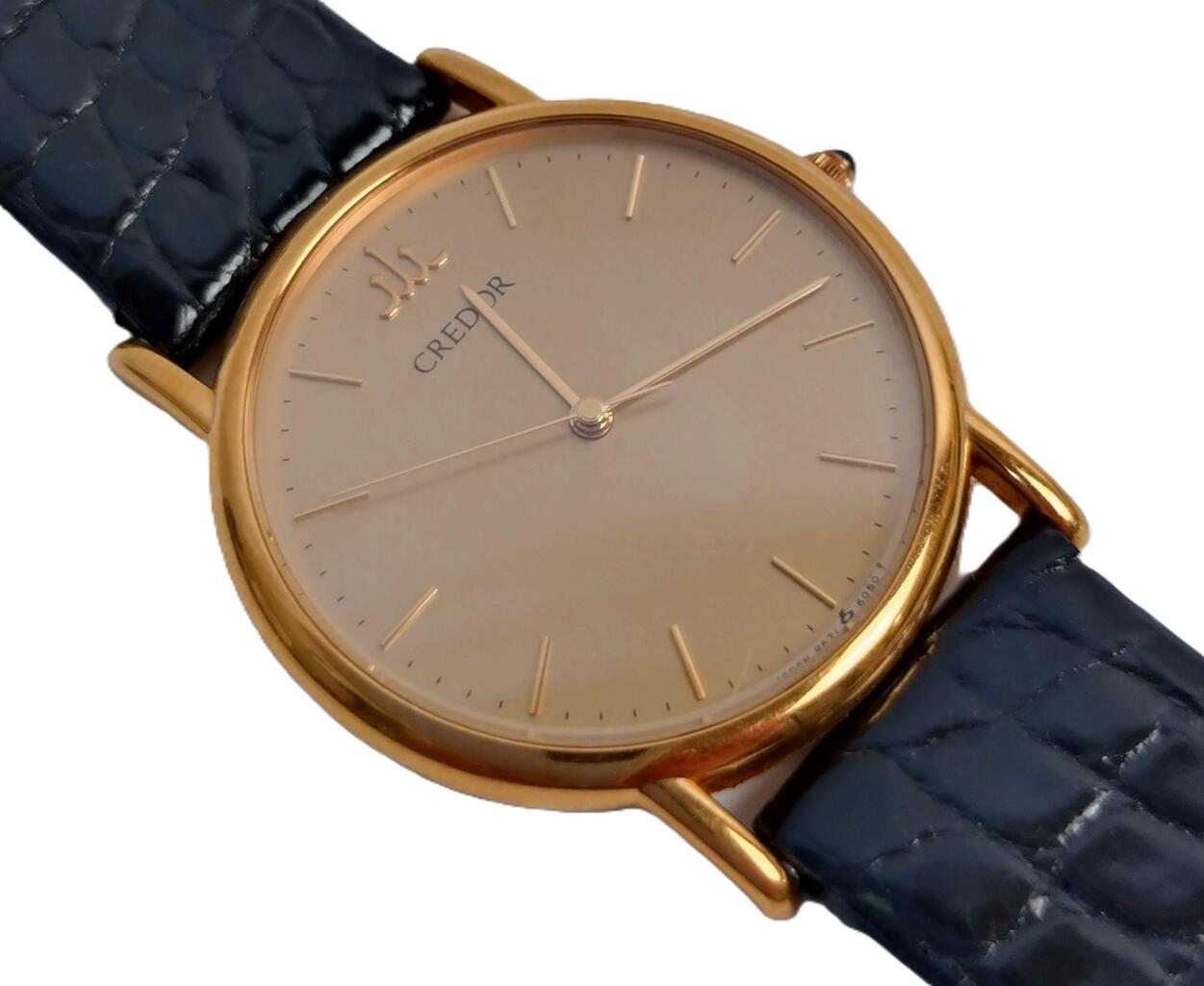 【送料無料】セイコー　クレドール【SEIKO】【CREDOR】14KT　メンズ　紳士用【電池交換済】9571-6060 【中古】【質屋出品】｜ジュエリーメイ（旧名：山橋質店）