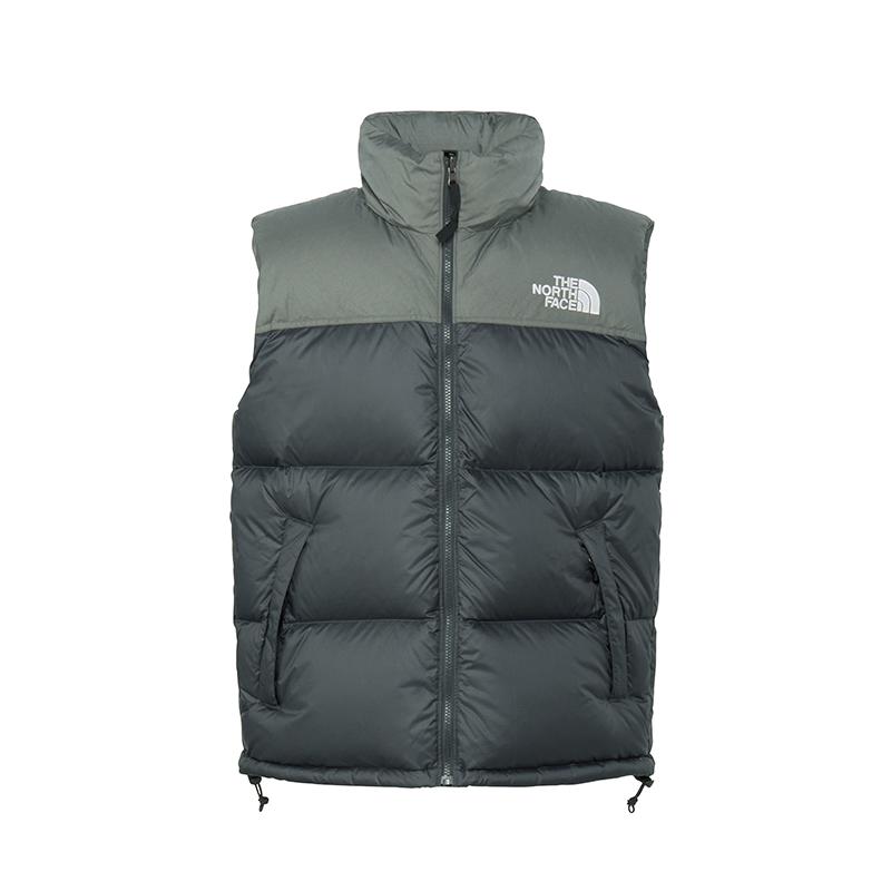【2025年秋冬】THE NORTH FACE　ND92557　Nuptse Vest　ヌプシベスト　ヒューズボックスグレー×アスファルトグレー(FA)