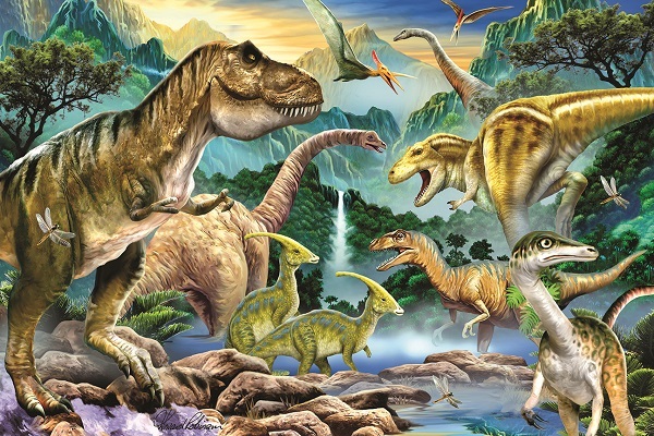 3Dパズル【恐竜の谷】150ピース
