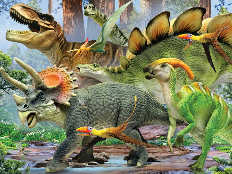 楽天市場】3D ジグソーパズル 【ティラノサウルスVSトリケラトプス