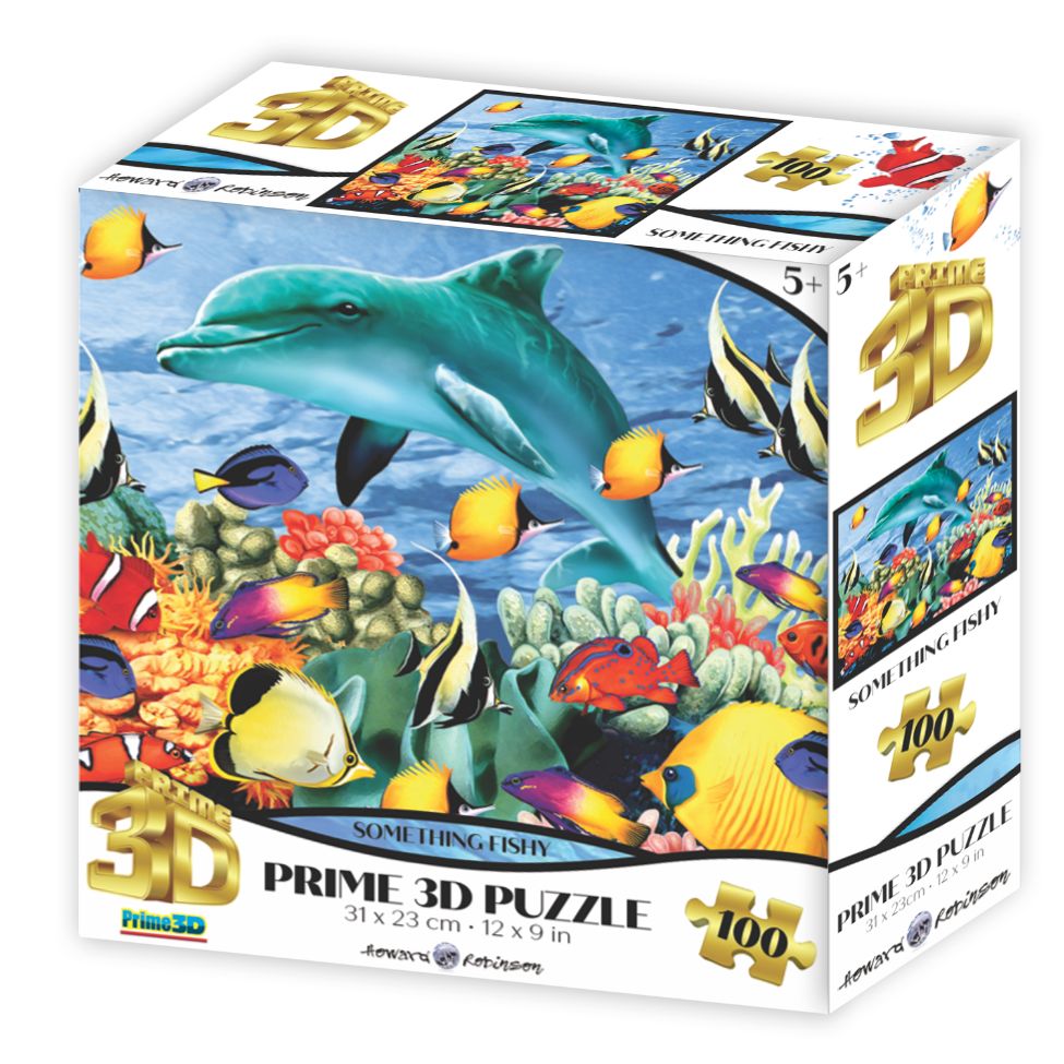 楽天市場 3d ジグソーパズル 魚がいっぱい 100ピース Howardrobinson イルカ 海 おうち時間 かわいい プレゼント 脳トレ 知育玩具 ３d 恐竜 おもちゃのヤマサン