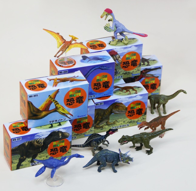 楽天市場 Move恐竜フィギュア 全１６種セット 送料無料 ３d 恐竜 おもちゃのヤマサン