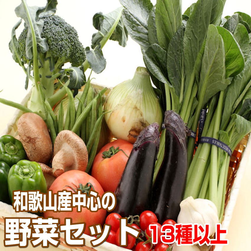 野菜詰め合わせセット 13種以上 送料無料和歌山産中心 ギフト 新品本物