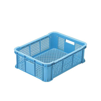 ｺﾝﾃﾅｰ MB-40 BL PP製【コンテナー】【メッシュコンテナ】【プラスチックコンテナー】【物流保管用品】【流通】【倉庫作業】【業務用】