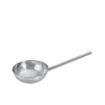 UK 18-8 ﾊﾟﾝﾁﾝｸﾞ 丸型ｽｸｲ玉揚【ざる・カゴ】【給食道具】【厨房用品】【ステンレス】【キッチン用品】【調理用具】【キッチンツール】【下ごしらえ用品】【すくい網】