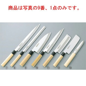 文明銀丁 出刃庖丁 19.5cm【包丁】【キッチンナイフ】【和包丁】