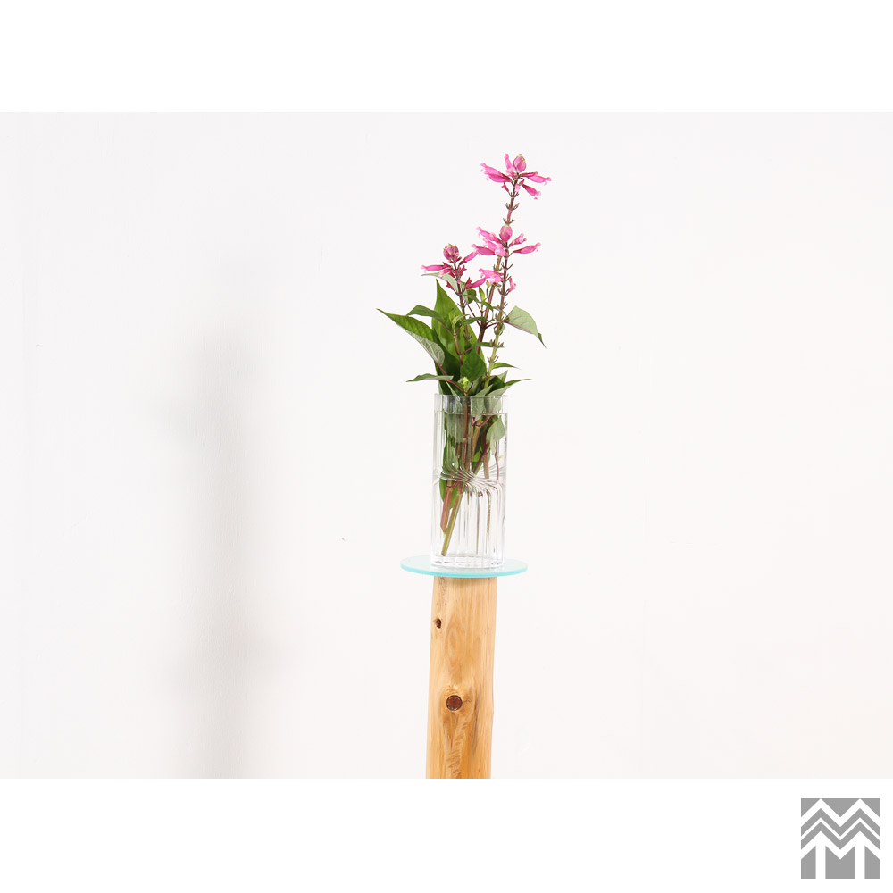 駒寄せWOOD 花台 見せびらかす照明ランプ 高さ720粍 油絵の具仕上[OGW-K062724007] 【木製】【醇乎たる】【生まれながら木】 その他-インテリア小物・置物